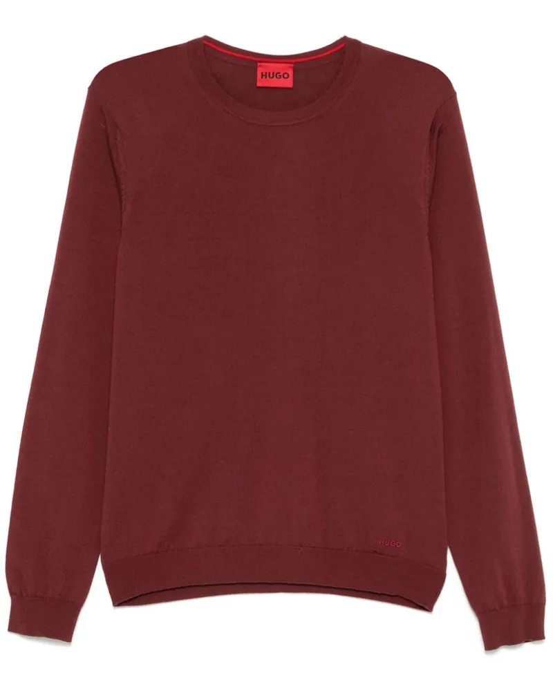 HUGO BOSS Klassischer Pullover - Rot Rot