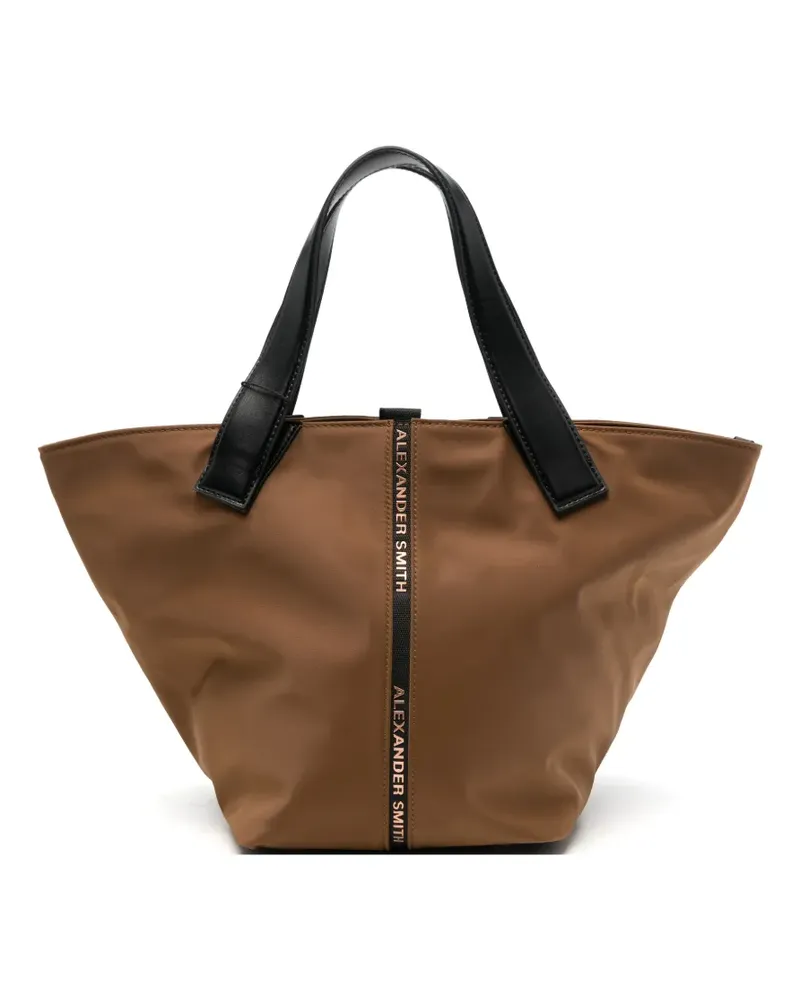 Alexander Smith Mittelgroße Lauren Tote Bag mit Logo - Braun Braun