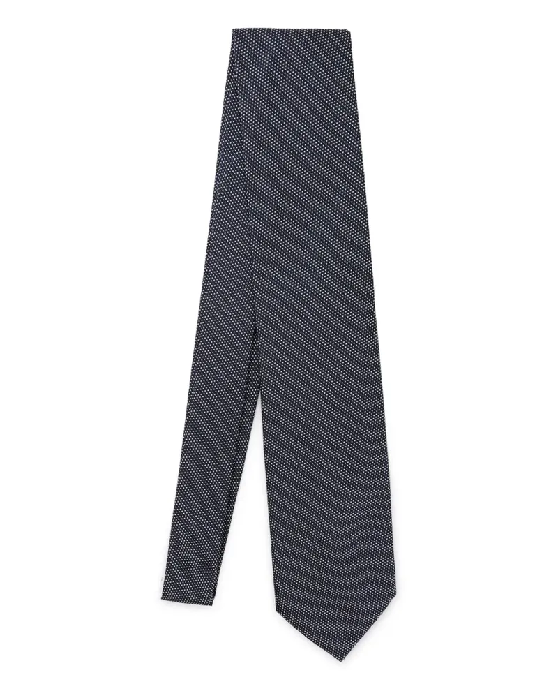 Destin Krawatte mit Jacquardmuster - Blau Blau