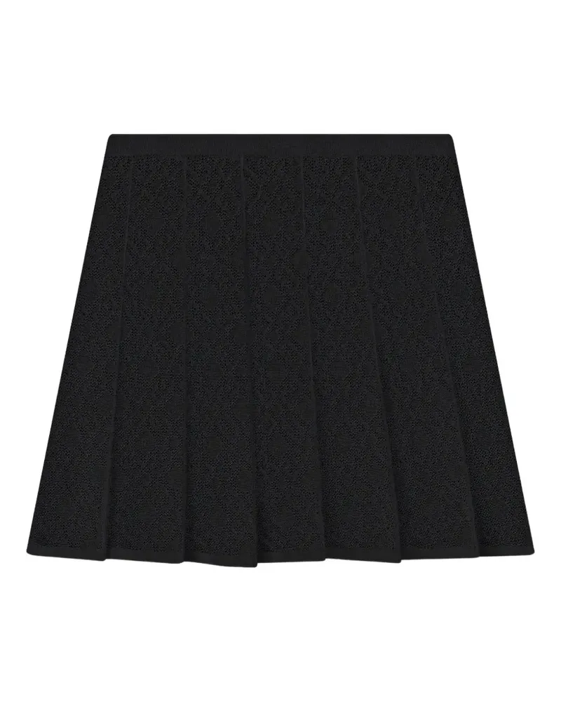 Givenchy Faltenrock aus Monogramm-Jacquard - Schwarz Schwarz