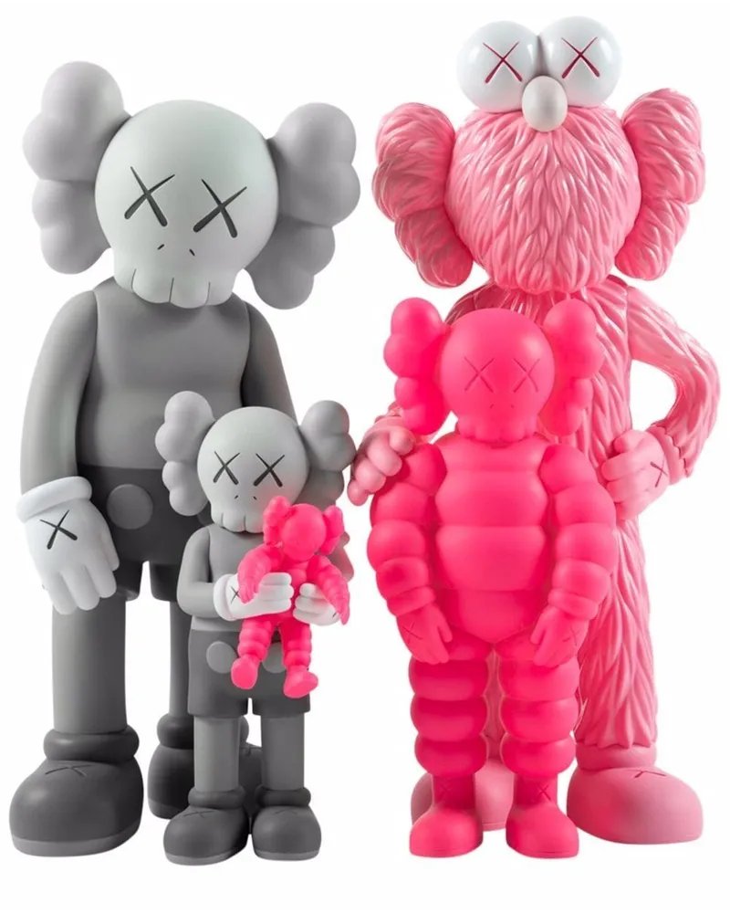 KAWS x  Family Figuren-Set - Grau Grau