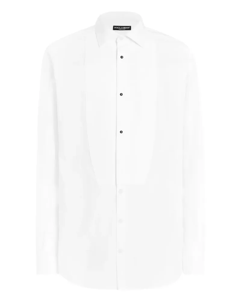 Dolce & Gabbana Hemd aus Popeline - Weiß Weiß