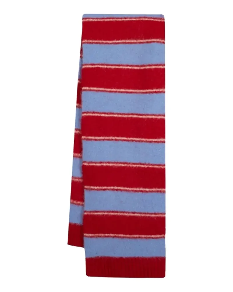 Samsøe & Samsøe Gestreifter Sajeanne Schal - Rot Rot