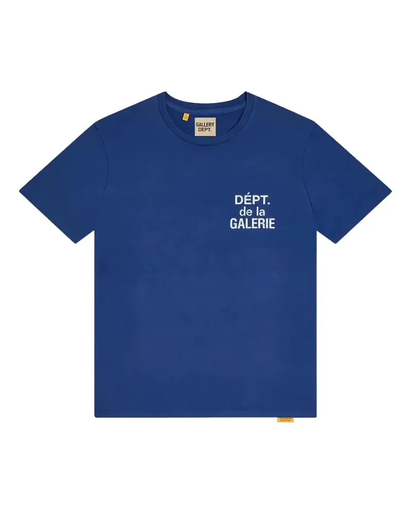 GALLERY DEPT. logo-print T-shirt - Blau Blau