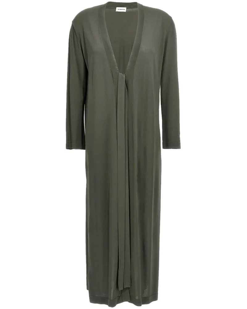 P.A.R.O.S.H. Cardigan mit V-Ausschnitt - Grün Grün
