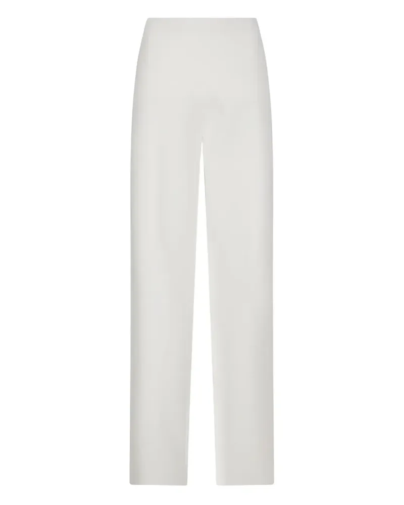 Max Mara Faenza Hose mit weitem Bein - Weiß Weiß