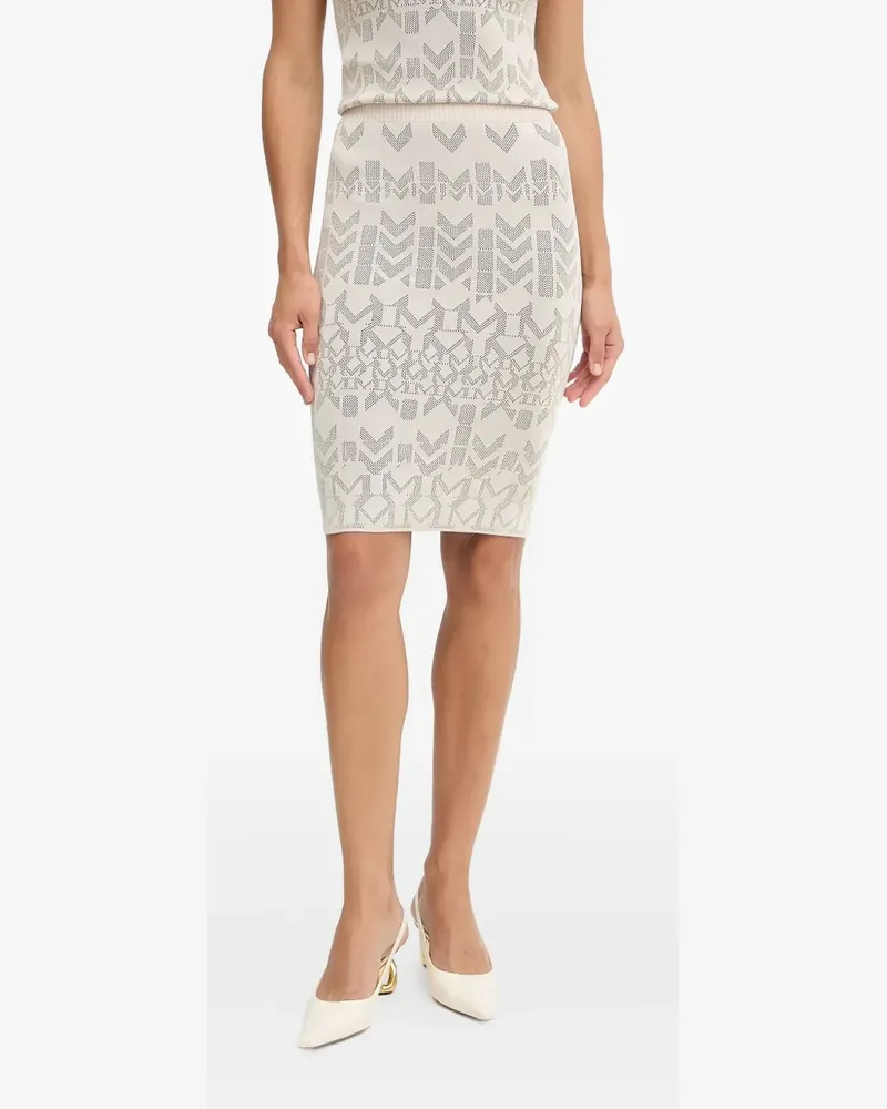 MARCIANO Los Angeles patterned mini skirt - Nude Nude