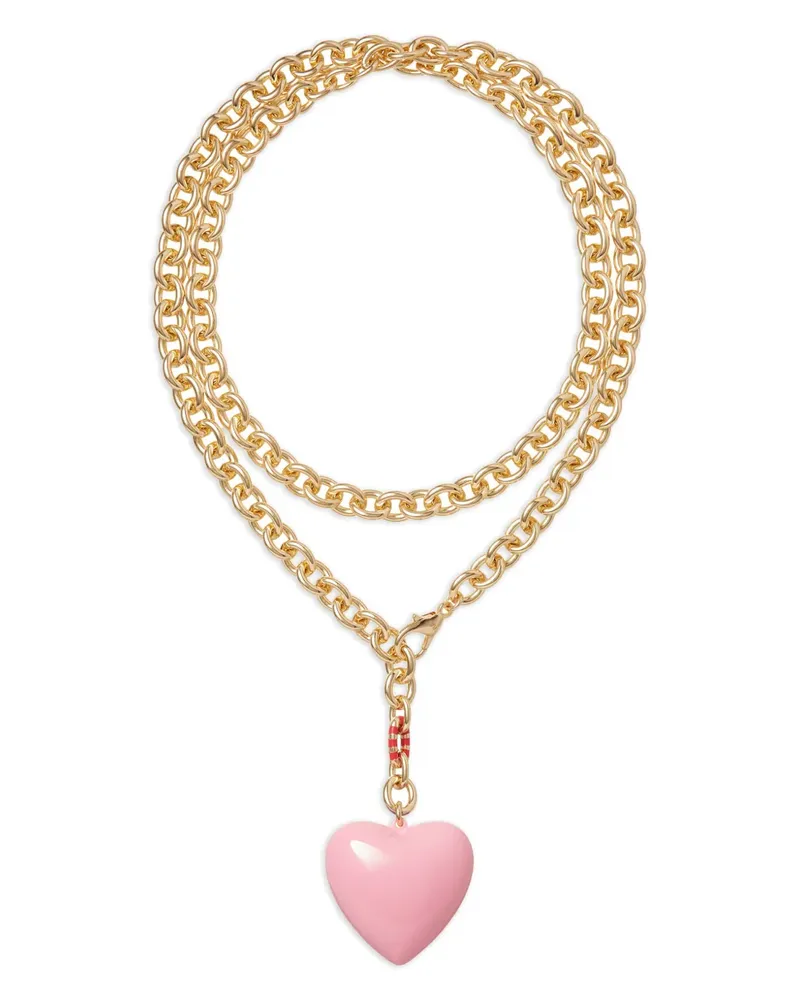 Roxanne Assoulin Puffy Heart Halskette - Gold Gold