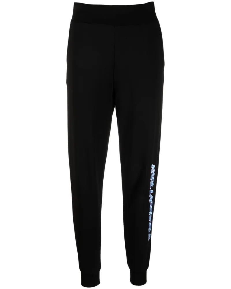 Karl Lagerfeld Jogginghose mit "Future"-Print - Schwarz Schwarz