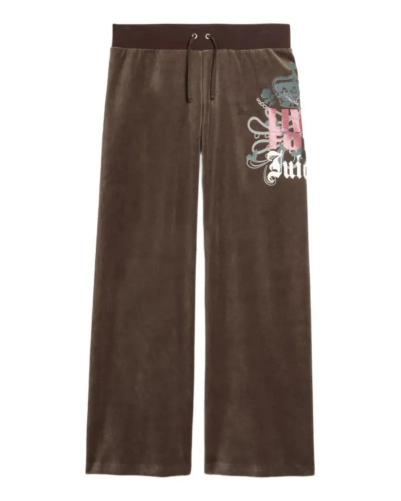 Juicy Couture Live For Juicy Jogginghose mit geradem Bein - Braun Braun