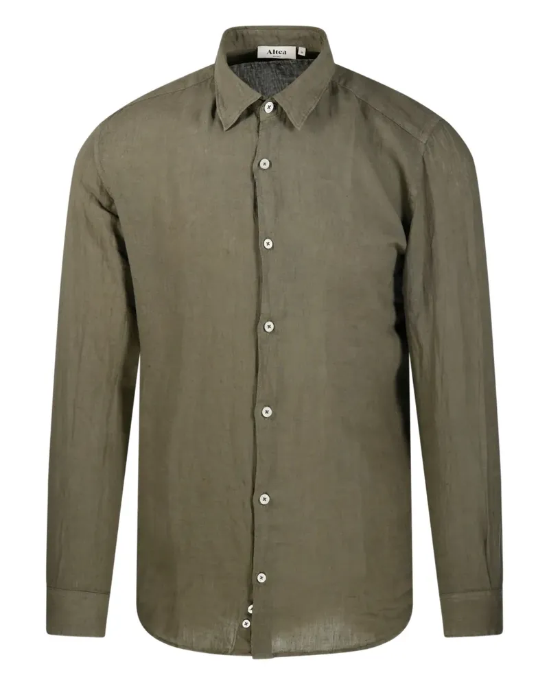 Altea Hemd aus Leinen - Grün Grün