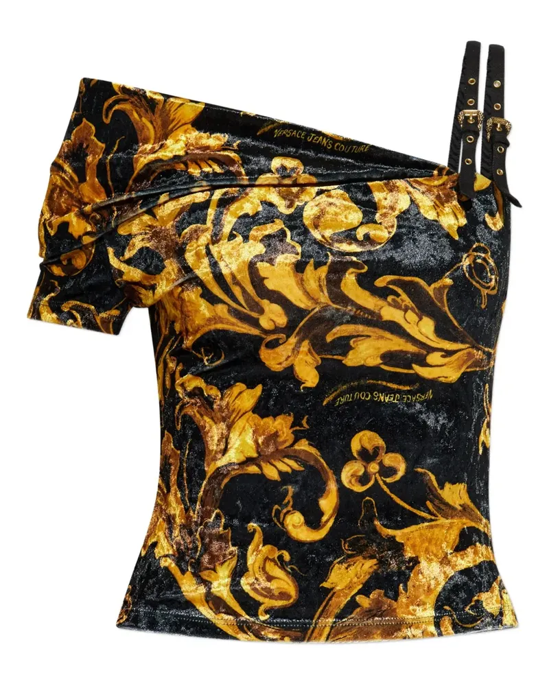 Versace Jeans Oberteil mit Schnalle - Schwarz Schwarz
