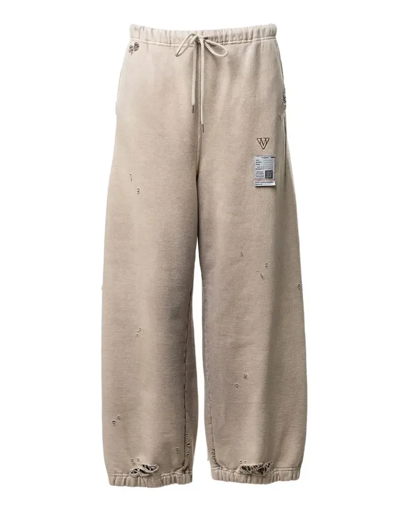 MIHARAYASUHIRO sun-faded-like sweat pants - Nude Nude