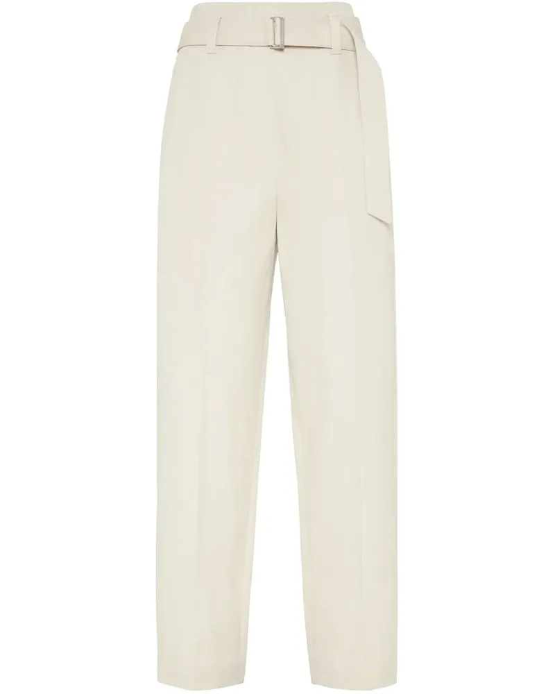 Brunello Cucinelli Corset Zigarettenhose - Nude Nude
