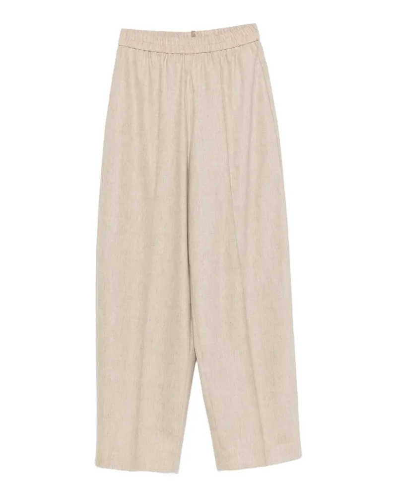 Fabiana Filippi Weite Hose mit Stretchbund - Nude Nude