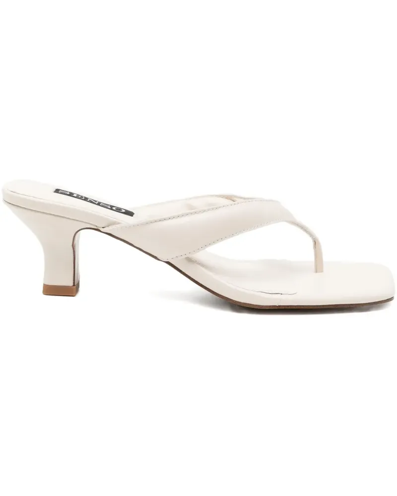 SENSO Eckige Sandalen 60mm - Nude Nude