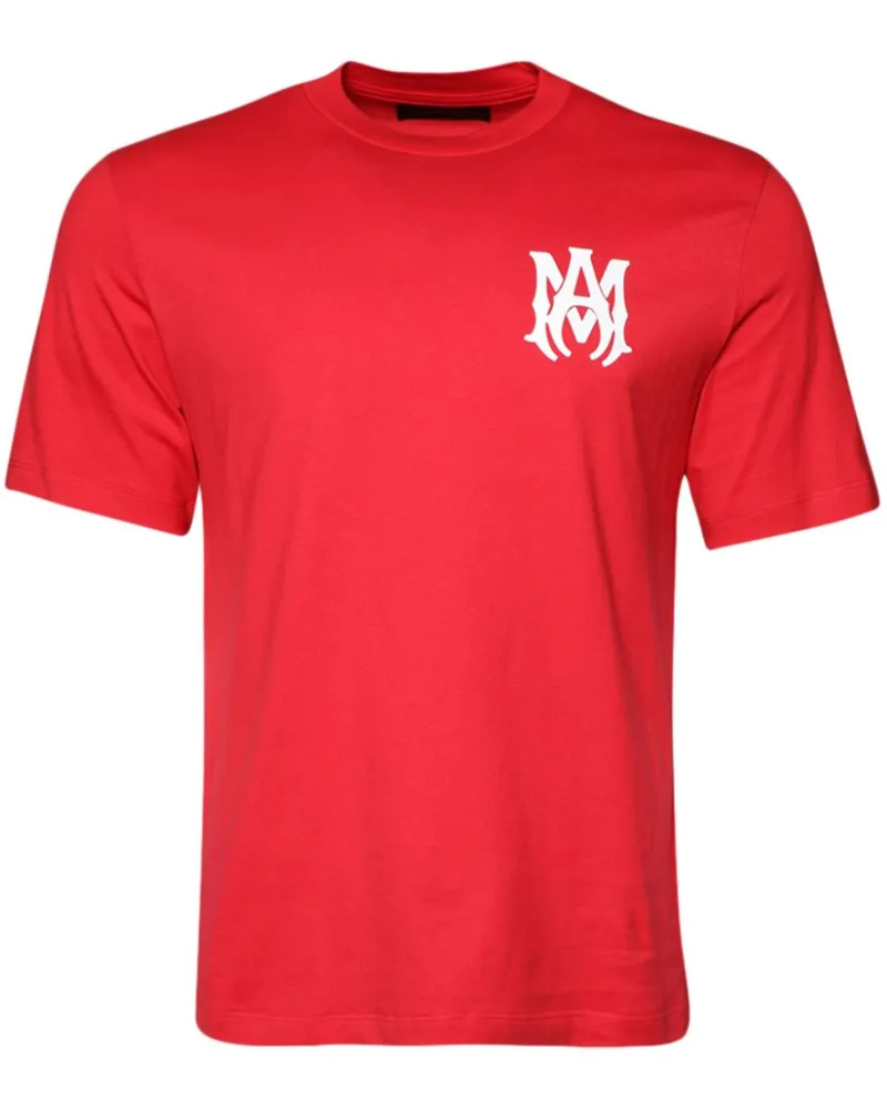 Amiri T-Shirt mit Logo-Print - Rot Rot