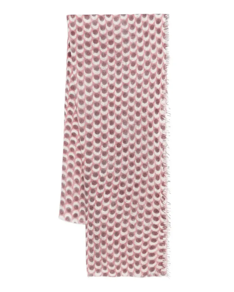 hemisphere Schal mit Fransen - Rosa Rosa