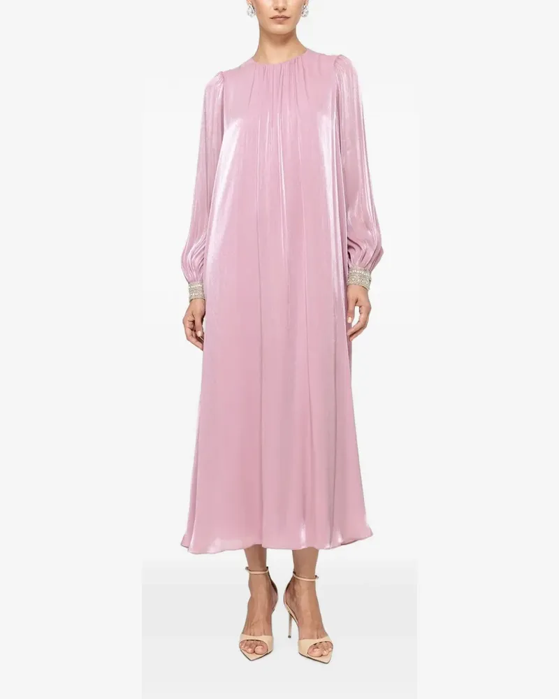 NISSA Maxikleid mit Kristalldetail - Rosa Rosa