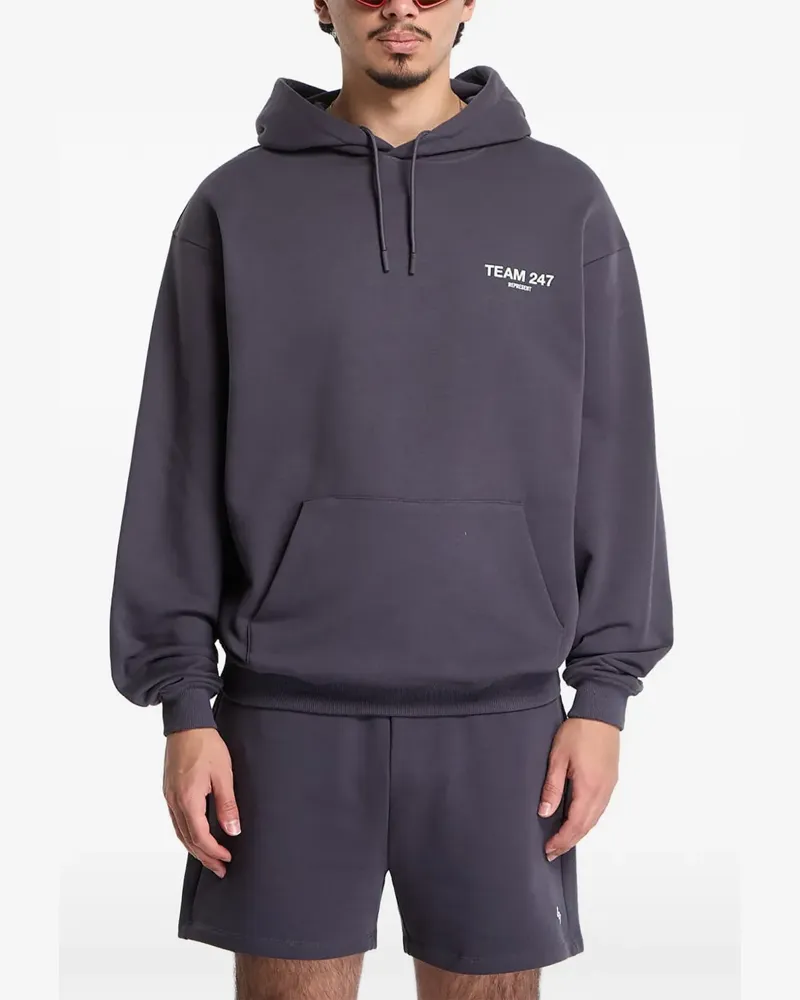 REPRESENT Team 247 Hoodie mit Logo - Grau Grau