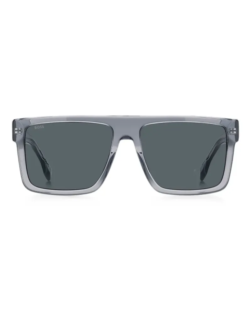HUGO BOSS square-frame sunglasses - Grau Grau