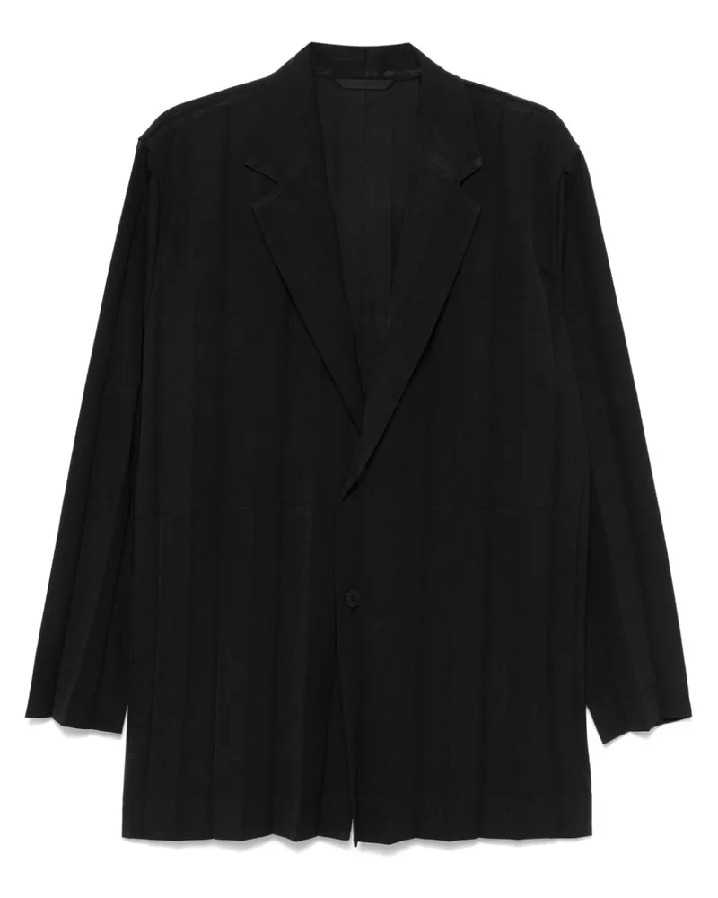 Issey Miyake Edge Ensemble Sakko - Schwarz Schwarz