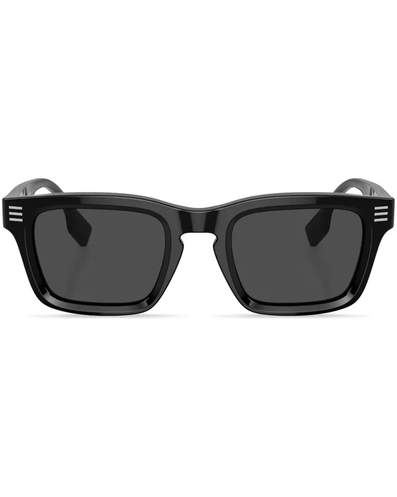 Burberry Sonnenbrille mit eckigem Gestell - Schwarz Schwarz