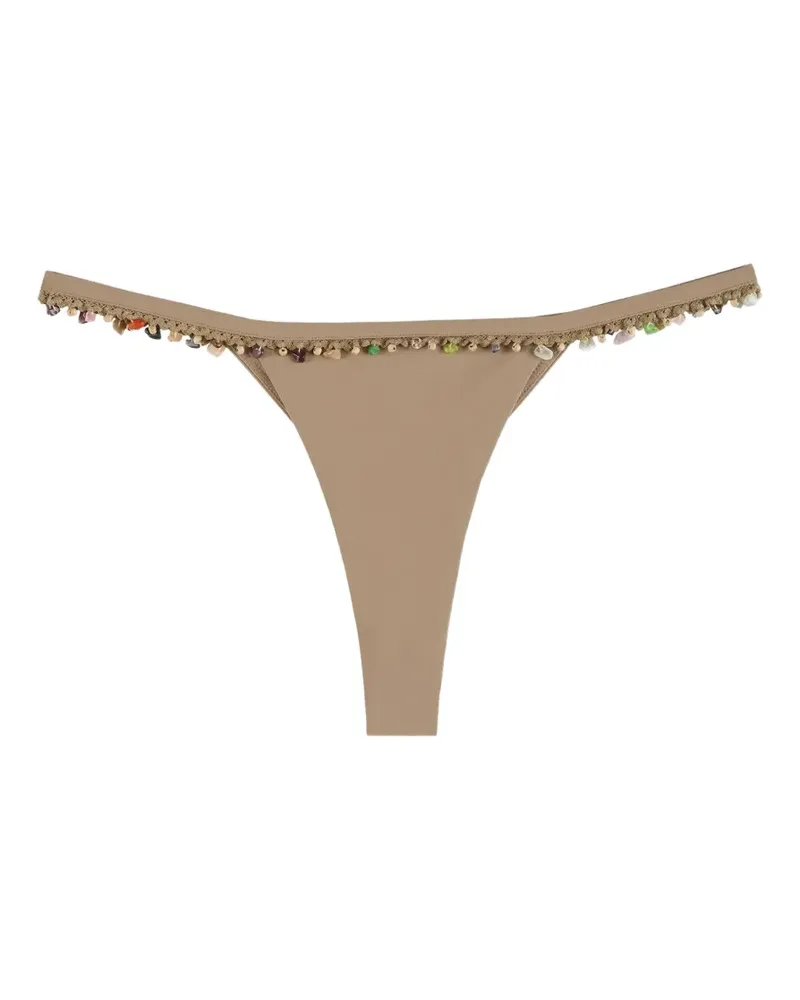 Christopher Esber Beach Quartz bikini briefs - Nude Nude