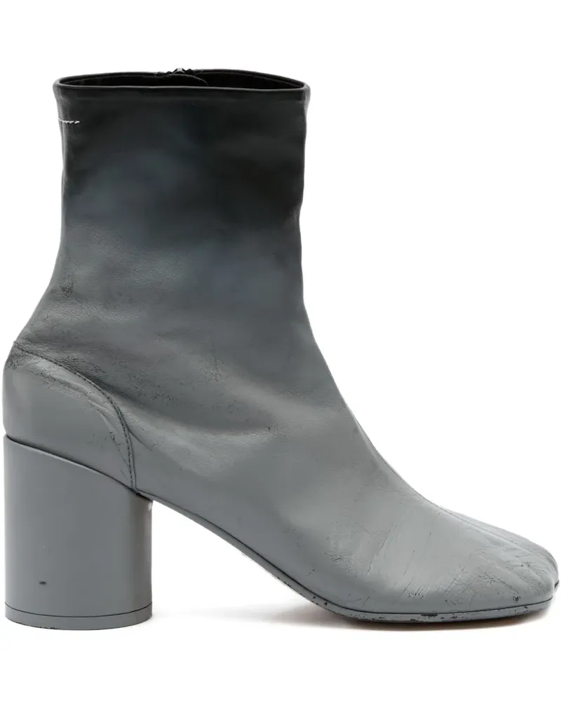 Maison Margiela Knöchelhohe Lederstiefel - Grau Grau