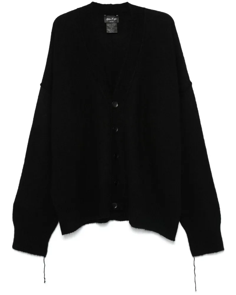 Andrea Ya'aqov Klassischer Cardigan - Schwarz Schwarz