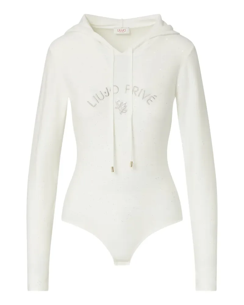 Liu Jo knit bodysuit with hood - Weiß Weiß