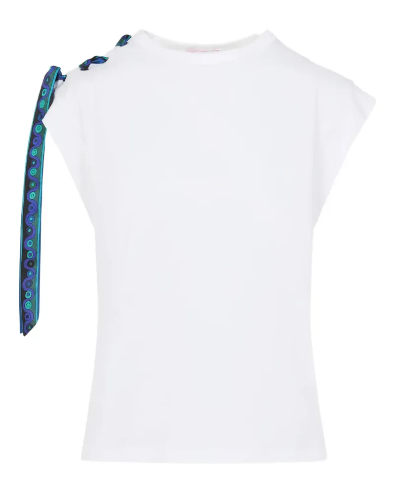 Emilio Pucci T-Shirt aus Baumwolle - Weiß Weiß
