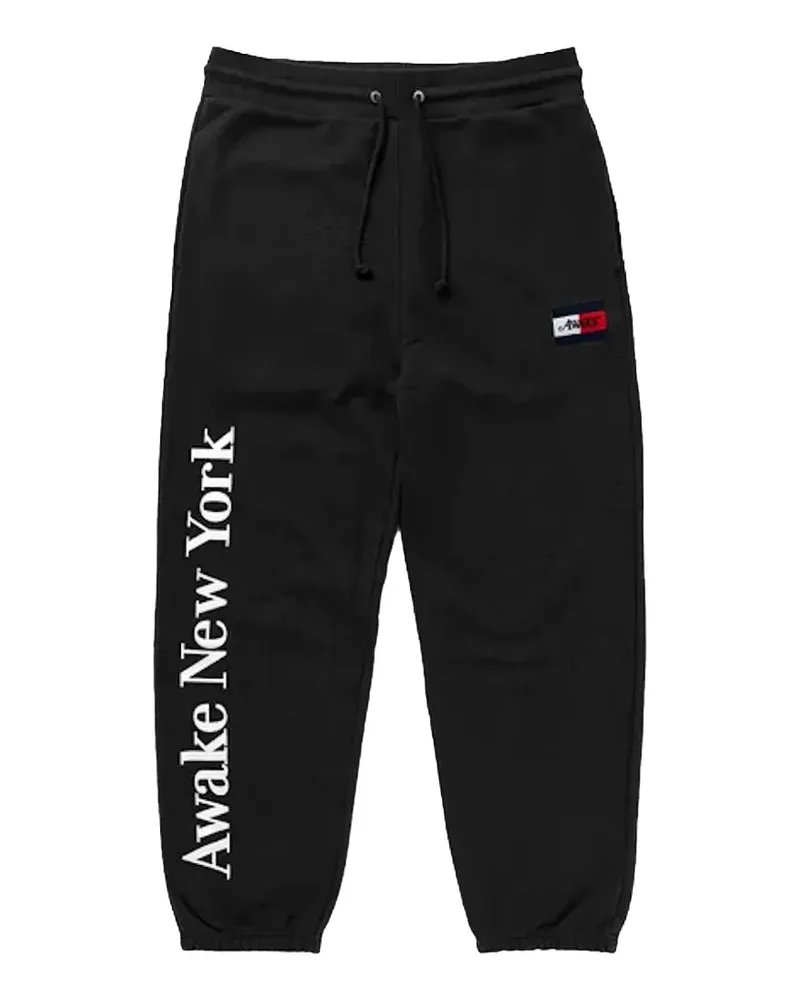 AWAKE NY x Tommy Hilfiger Hose mit Logo-Print - Schwarz Schwarz