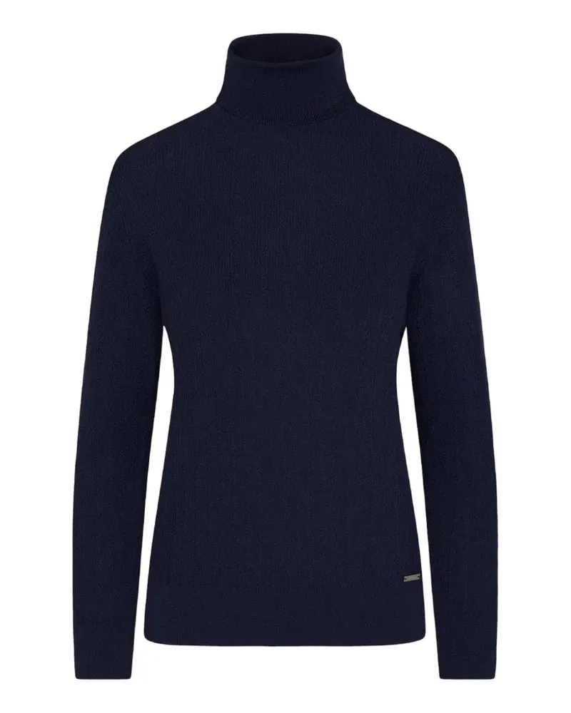 Kiton Gerippter Strickpullover - Blau Blau