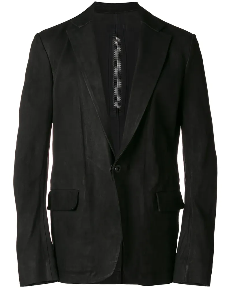 Isaac Sellam Pioneer' Ledersakko - Schwarz Schwarz