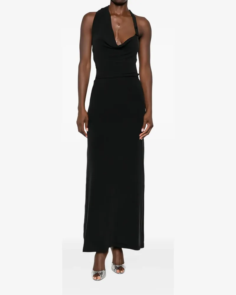 Aya Muse Kleid mit Neckholder - Blau Blau