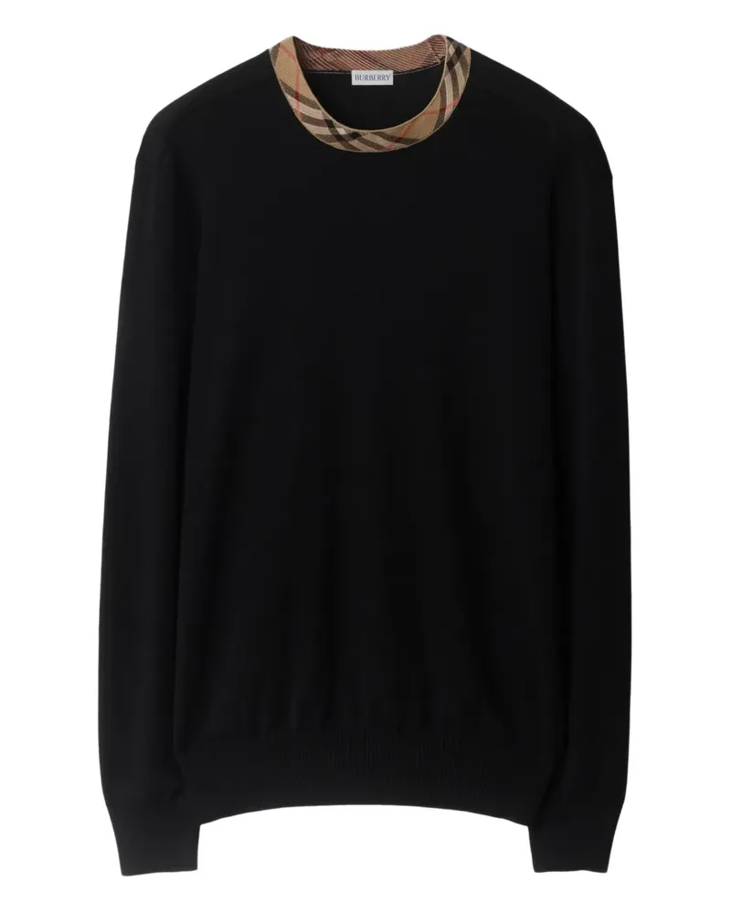 Burberry Klassischer Pullover - Schwarz Schwarz