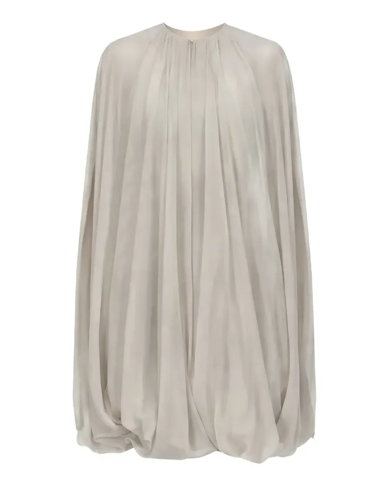 Rick Owens draped mini dress - Grau Grau