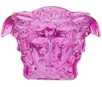 Medusa Vase aus Kristall 19cm - Rosa