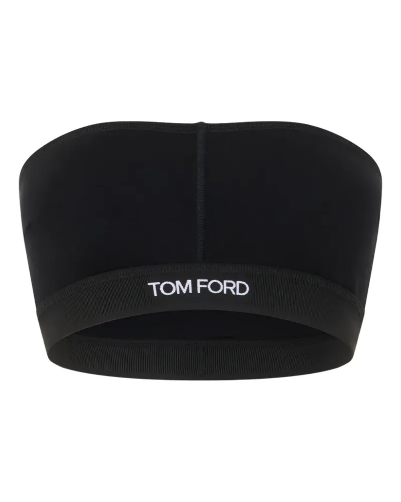 Tom Ford BH mit Band und Logo - Schwarz Schwarz
