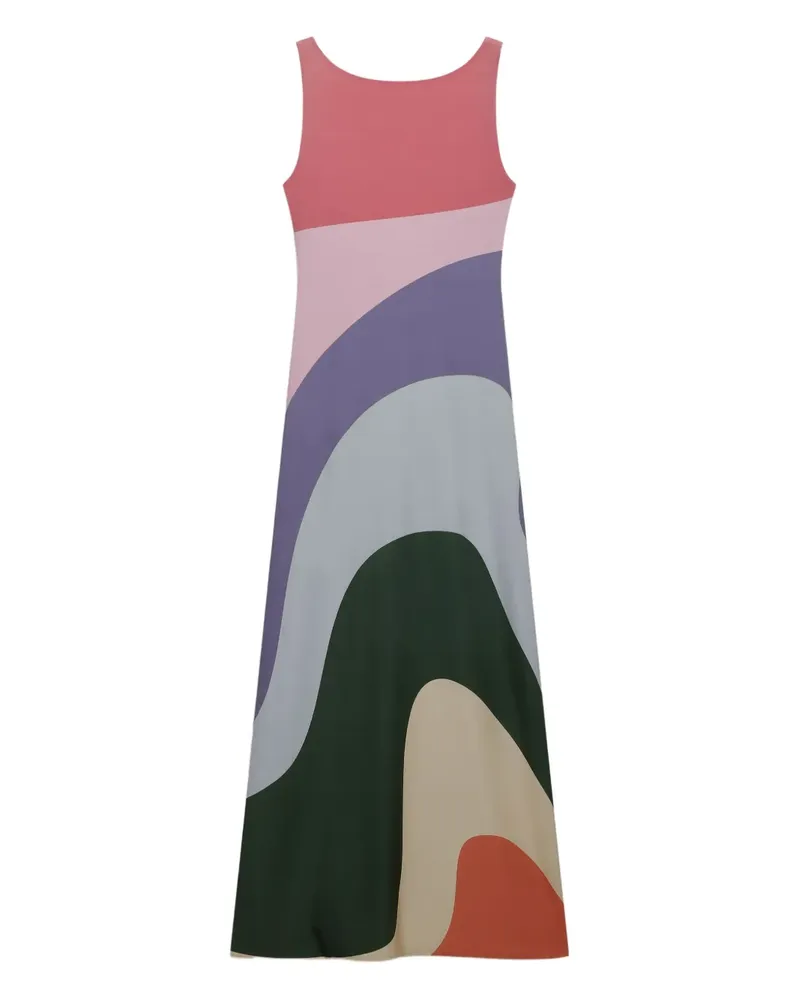 GCDS Rainbow Midikleid - Rosa Rosa