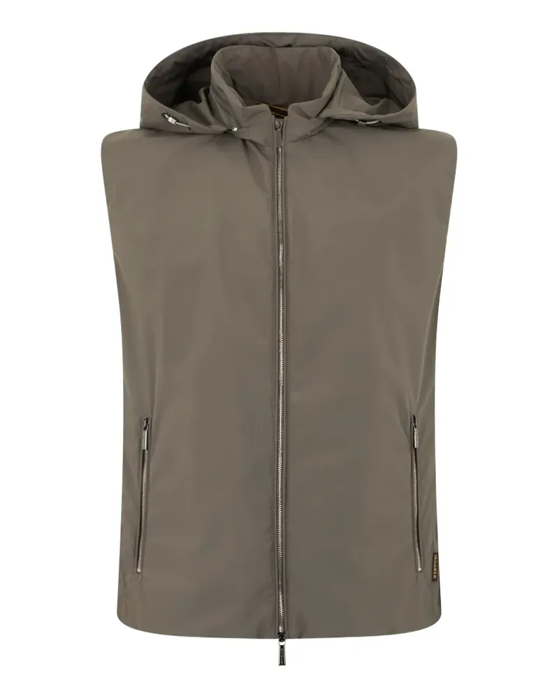 MOORER hood vest - Grün Grün