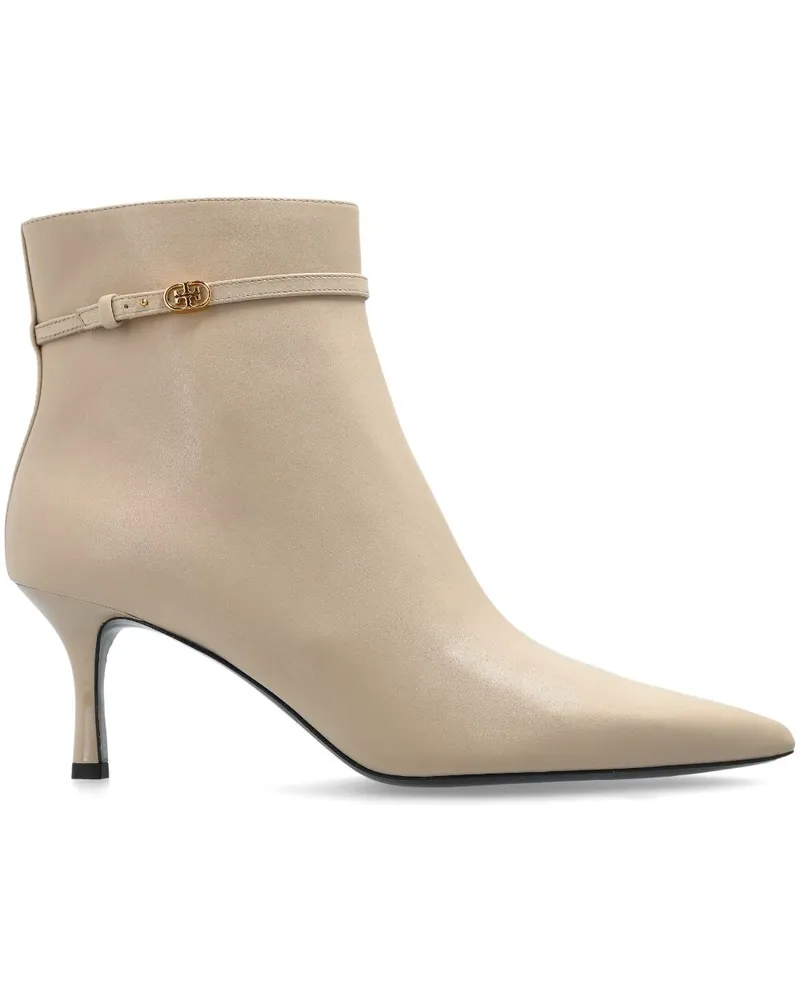 Tory Burch Stiefel mit Double T - Nude Nude