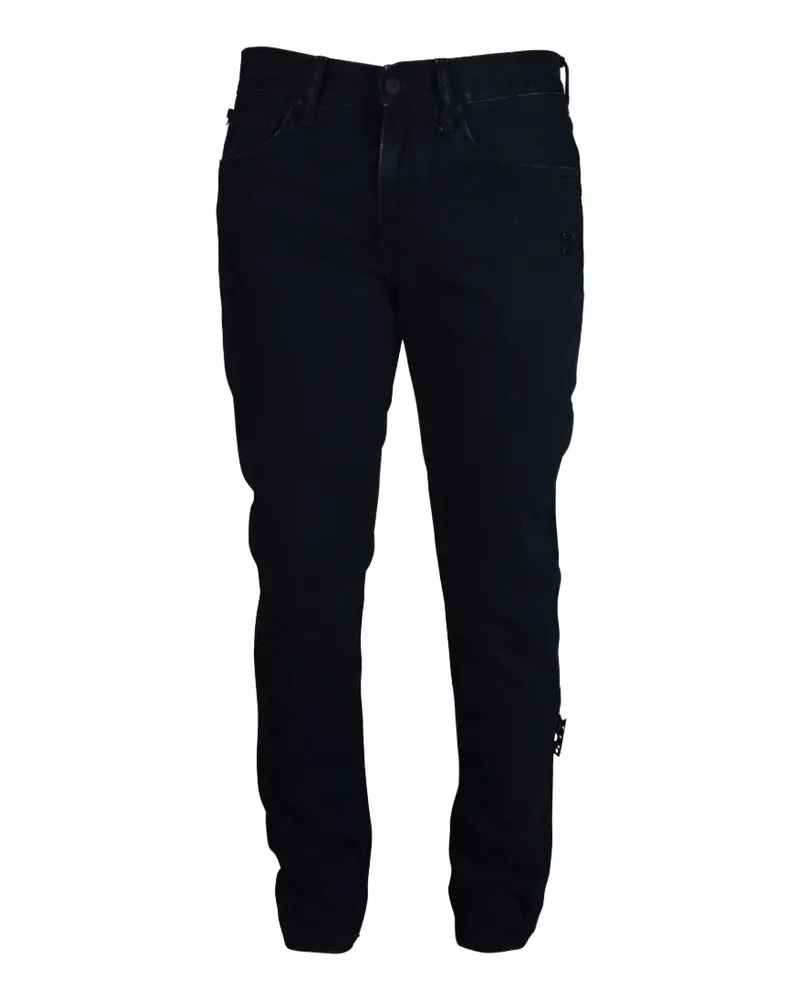 OFF-WHITE Gerade Jeans mit Print - Blau Blau
