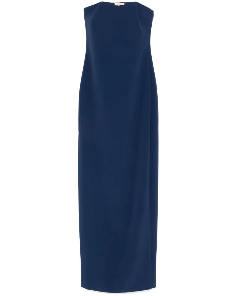 Elisabetta Franchi Schulterfreies Maxikleid - Blau Blau