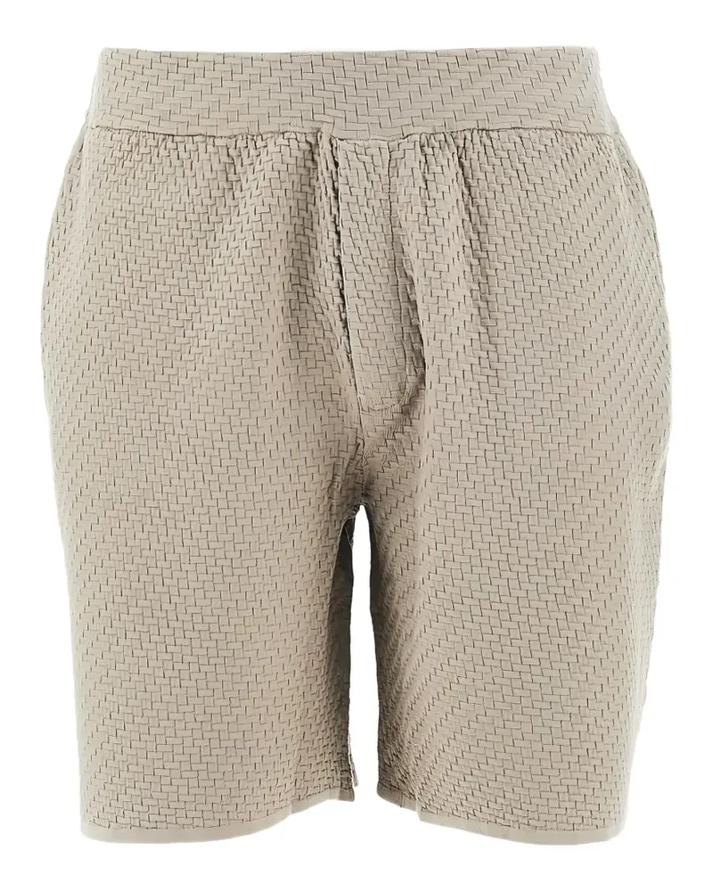 Emporio Armani woven bermuda shorts - Nude Nude