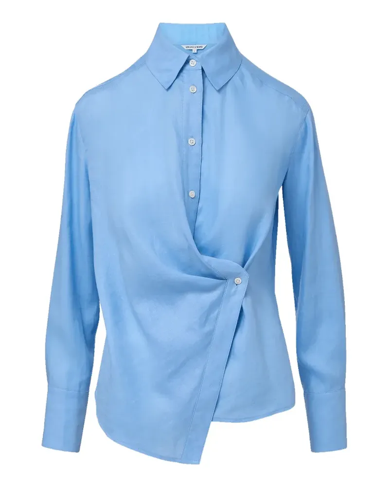 Veronica Beard Perezzi draped shirt - Blau Blau