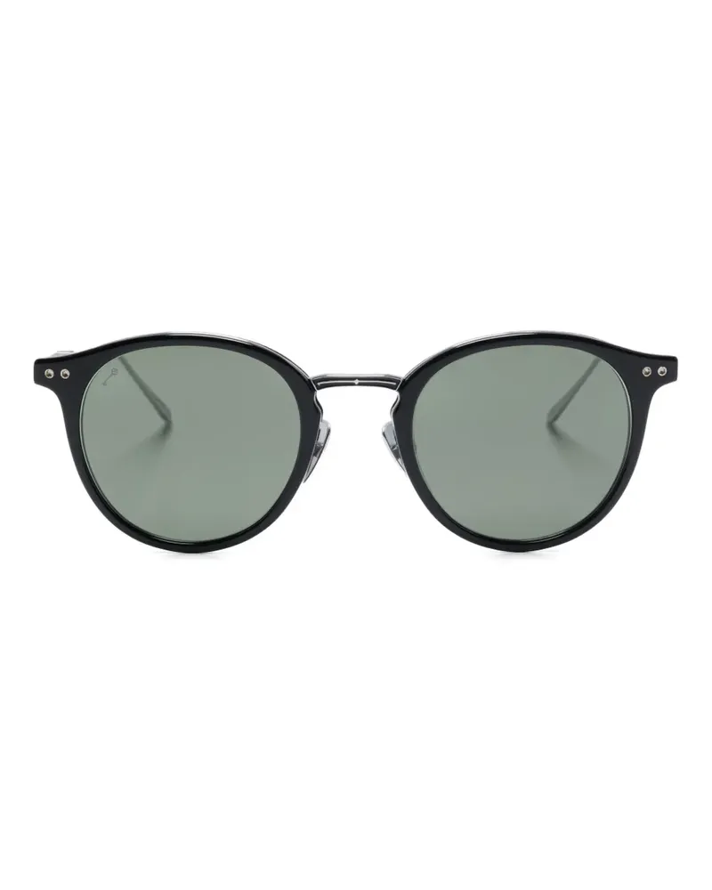 Leisure Society Anacapa Brille mit rundem Gestell - Schwarz Schwarz