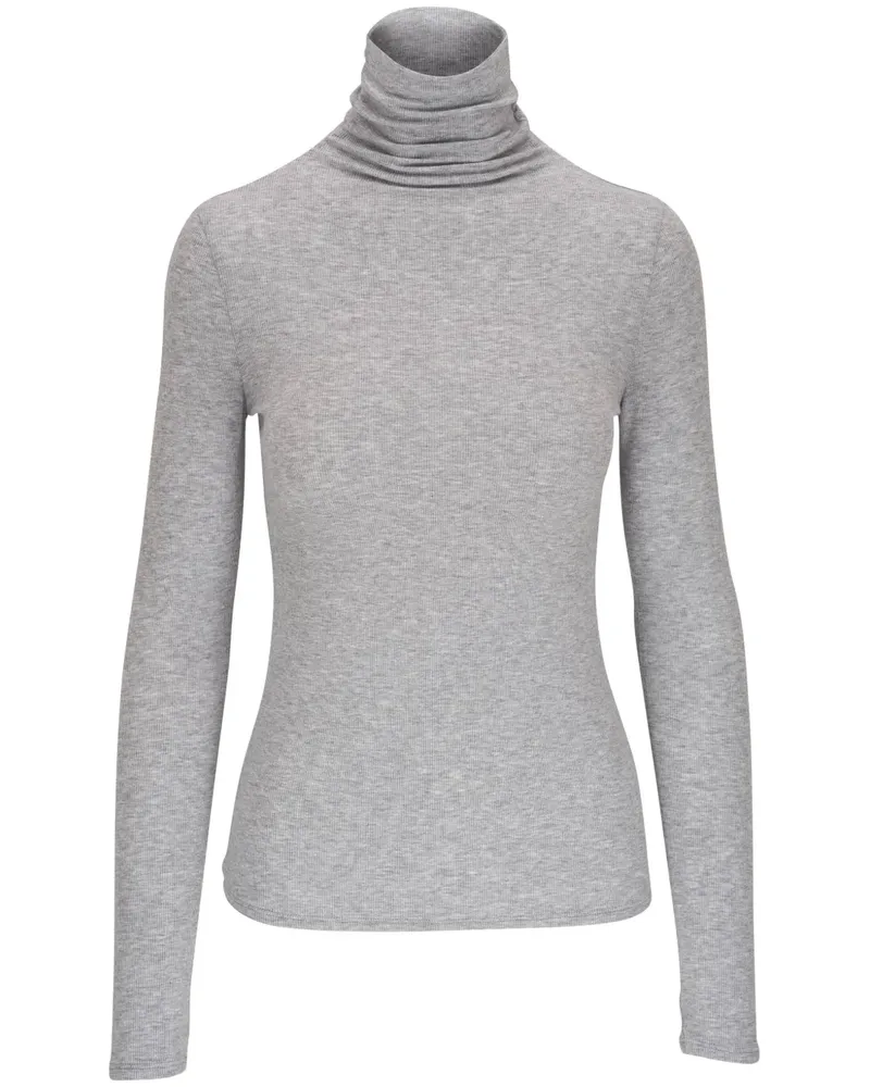 Adriano Goldschmied Gerippter Rollkragenpullover - Grau Grau