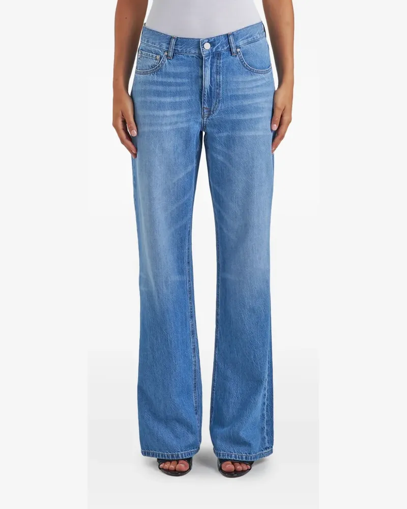 Adriano Goldschmied Padua Schlagjeans - Blau Blau